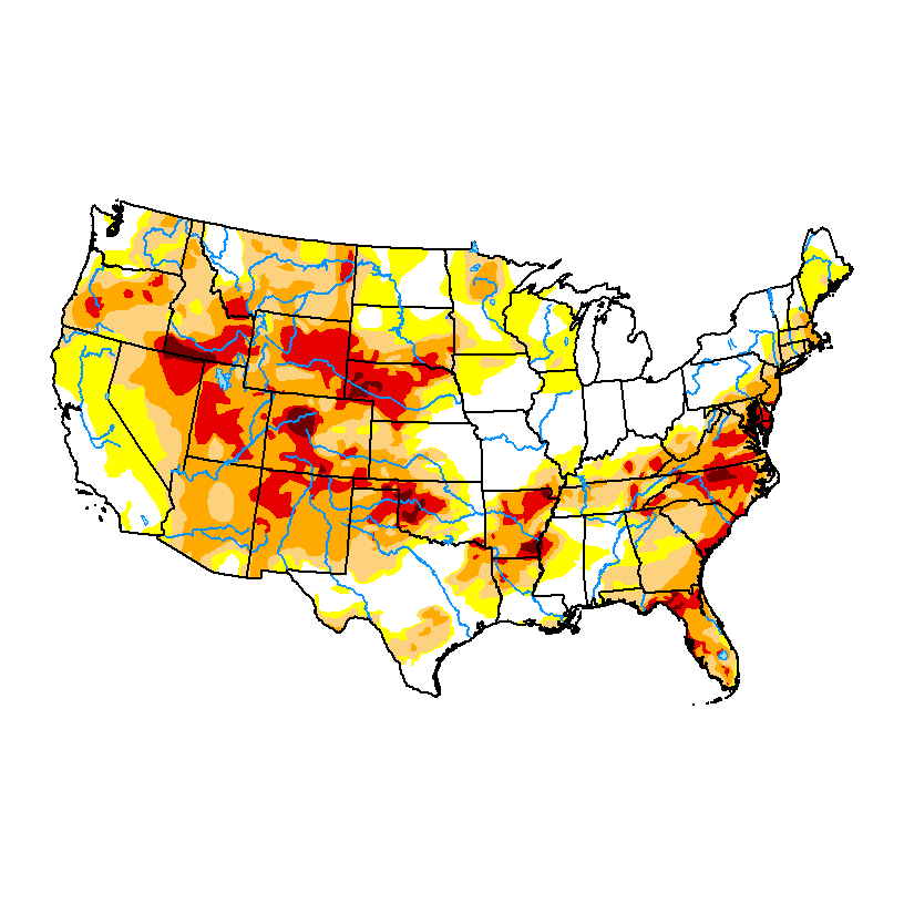drought conditions across the united states